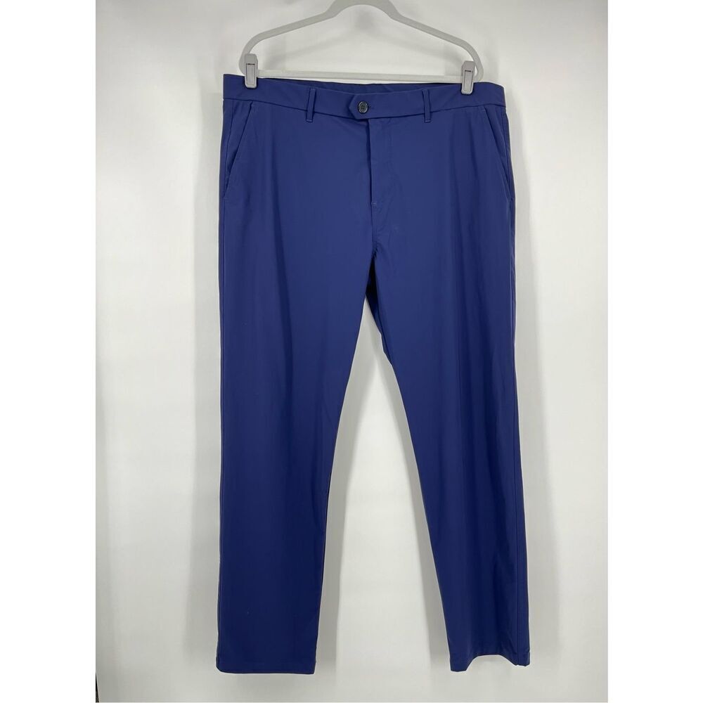Greyson Montauk Navy Blue Performance Resort Golf Pants Stretch Size 40×32 EUC